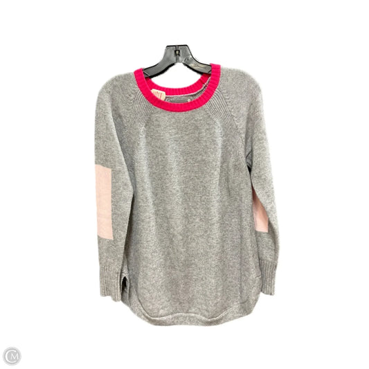 Sweater By Anthropologie In Grey & Pink, Size: S