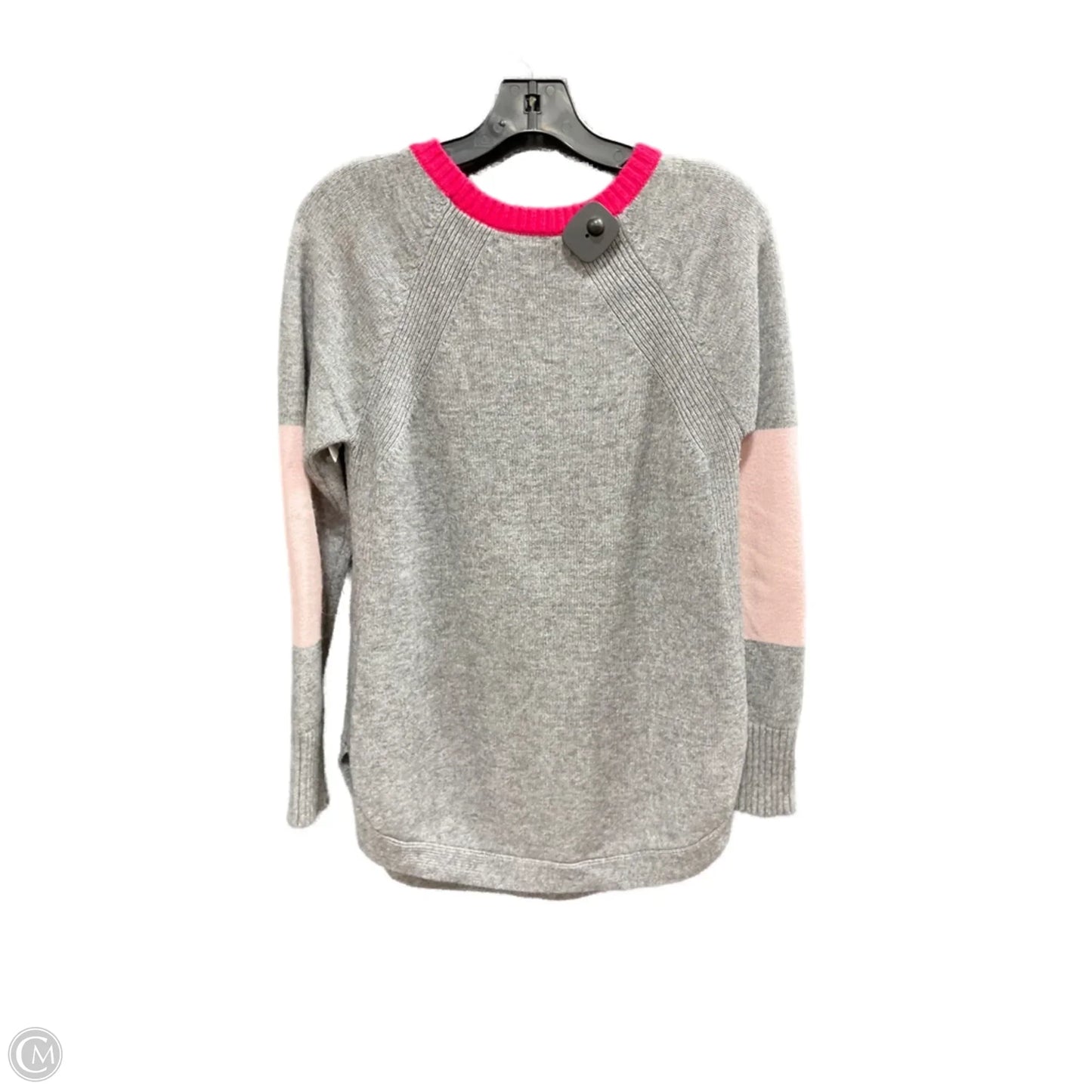 Sweater By Anthropologie In Grey & Pink, Size: S