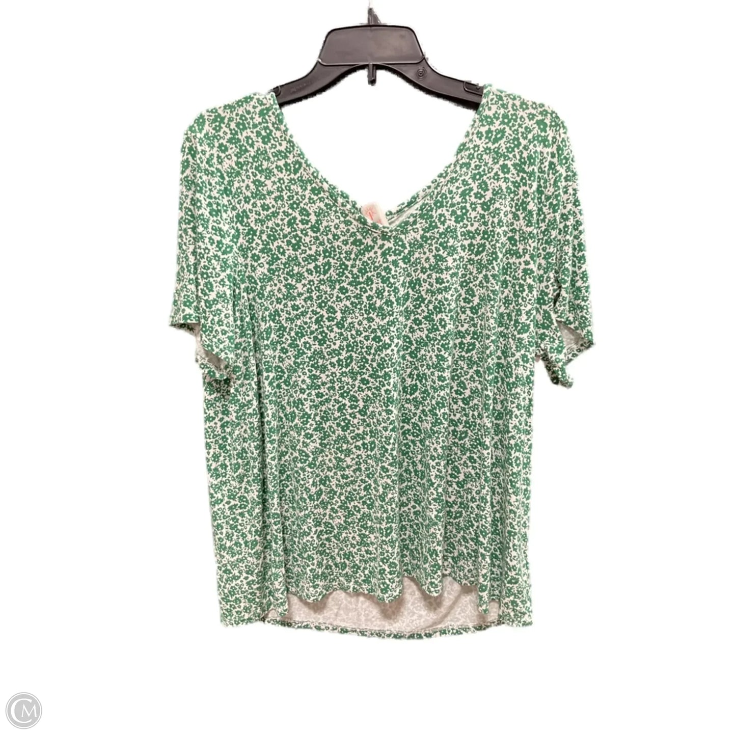 Top Short Sleeve By Old Navy In Green, Size: Xl