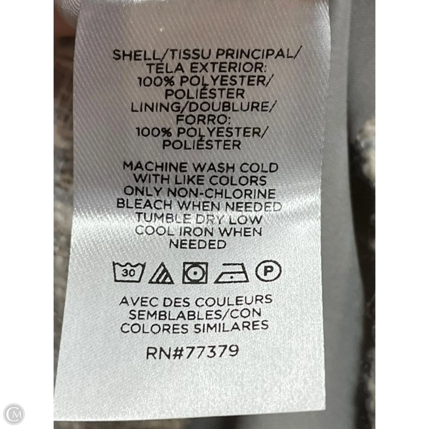 Dress Casual Midi By Anne Klein In Grey & White, Size: 12