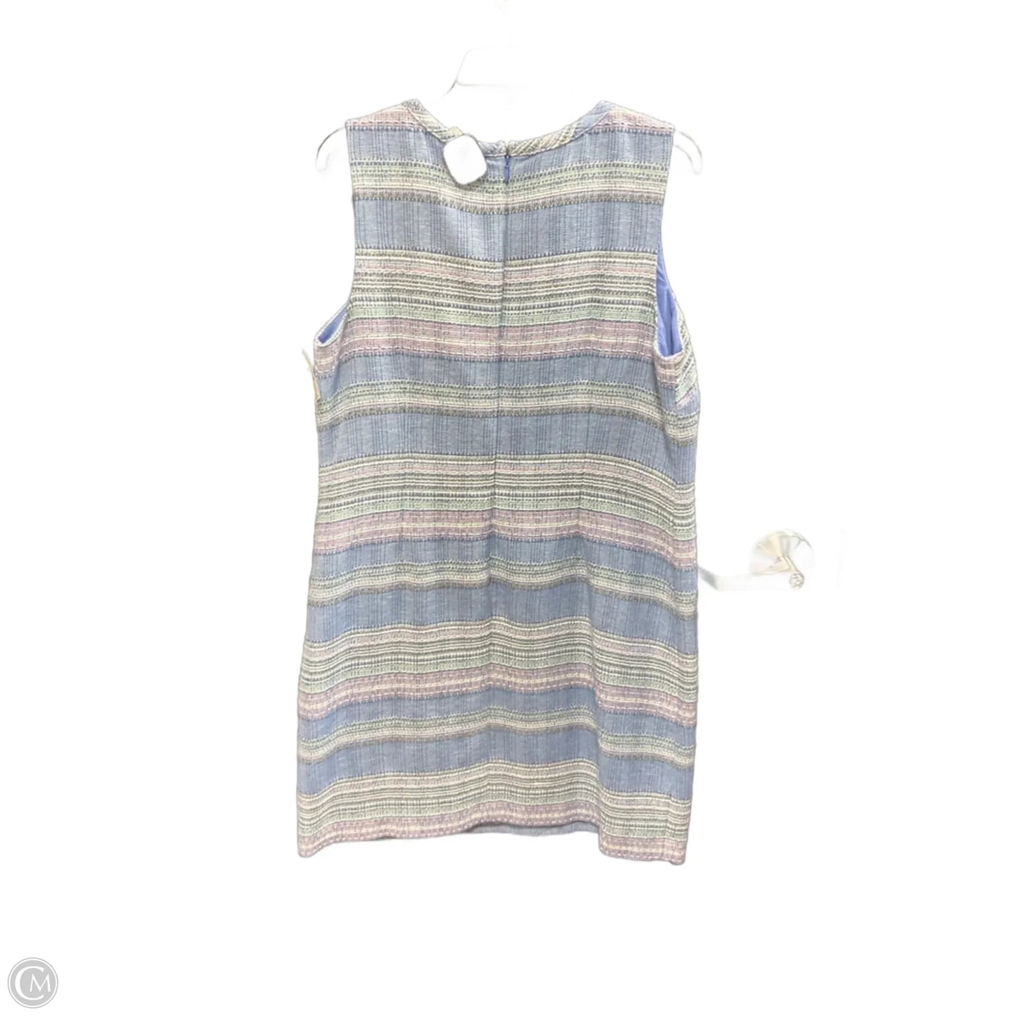 Dress Casual Midi By Talbots In Blue & Purple, Size: 16