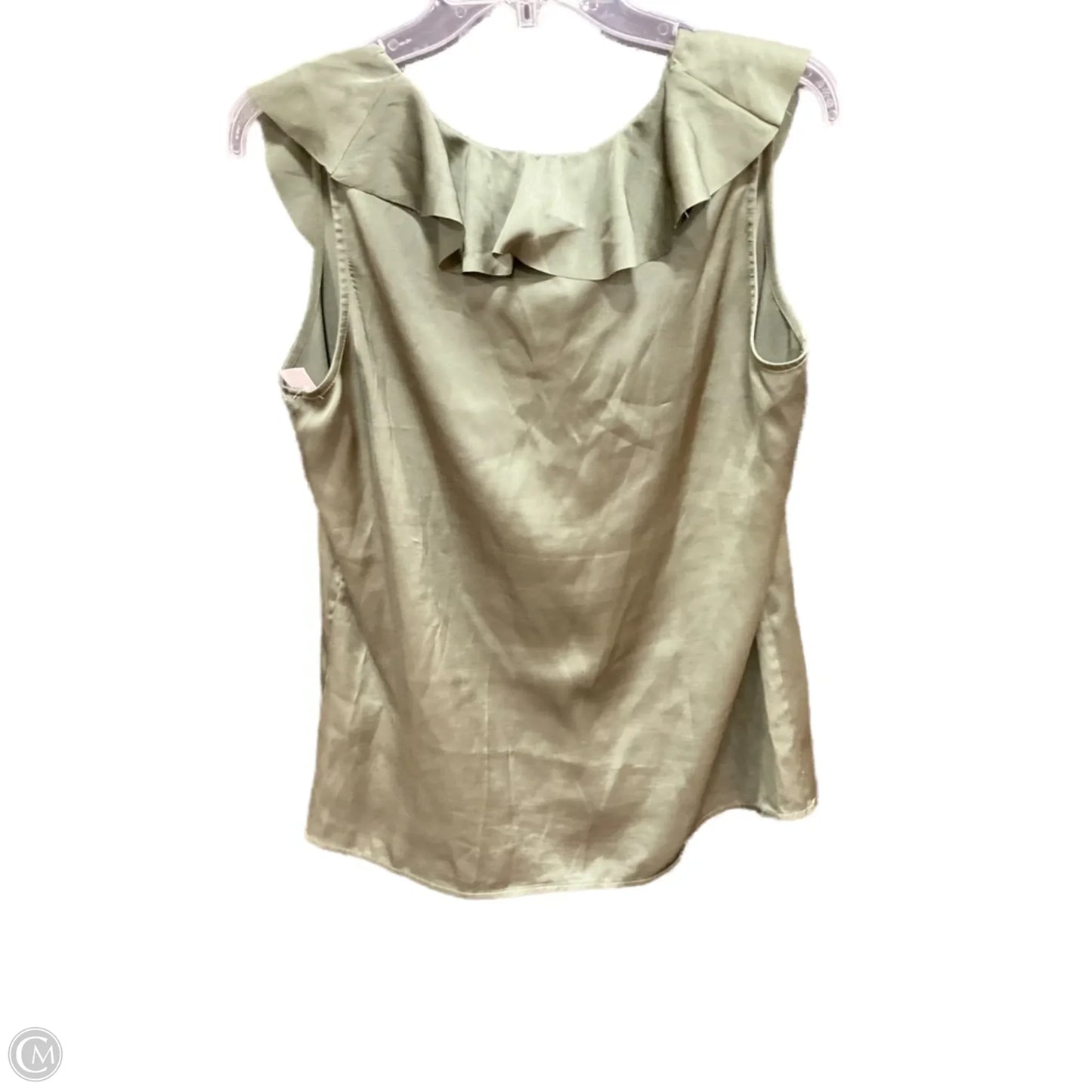 Top Sleeveless By Banana Republic In Green, Size: M