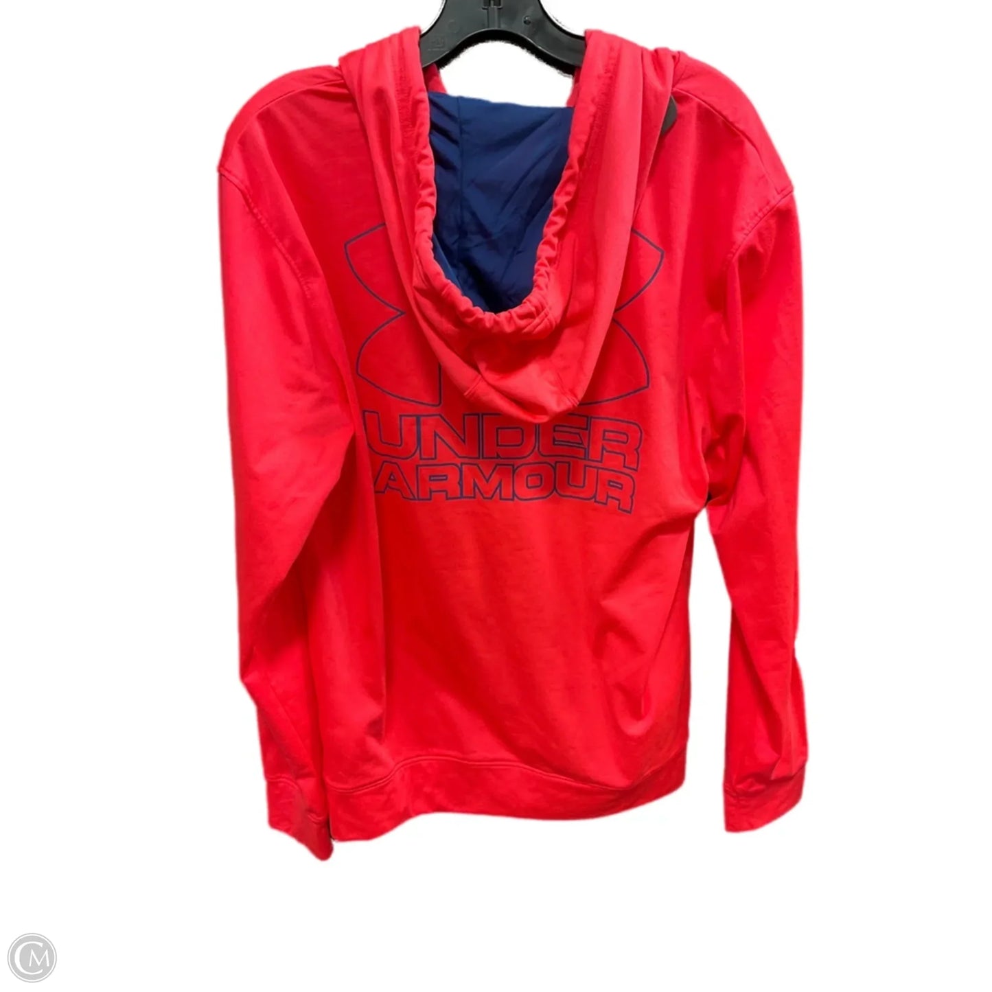 Athletic Jacket By Under Armour In Orange, Size: Xl