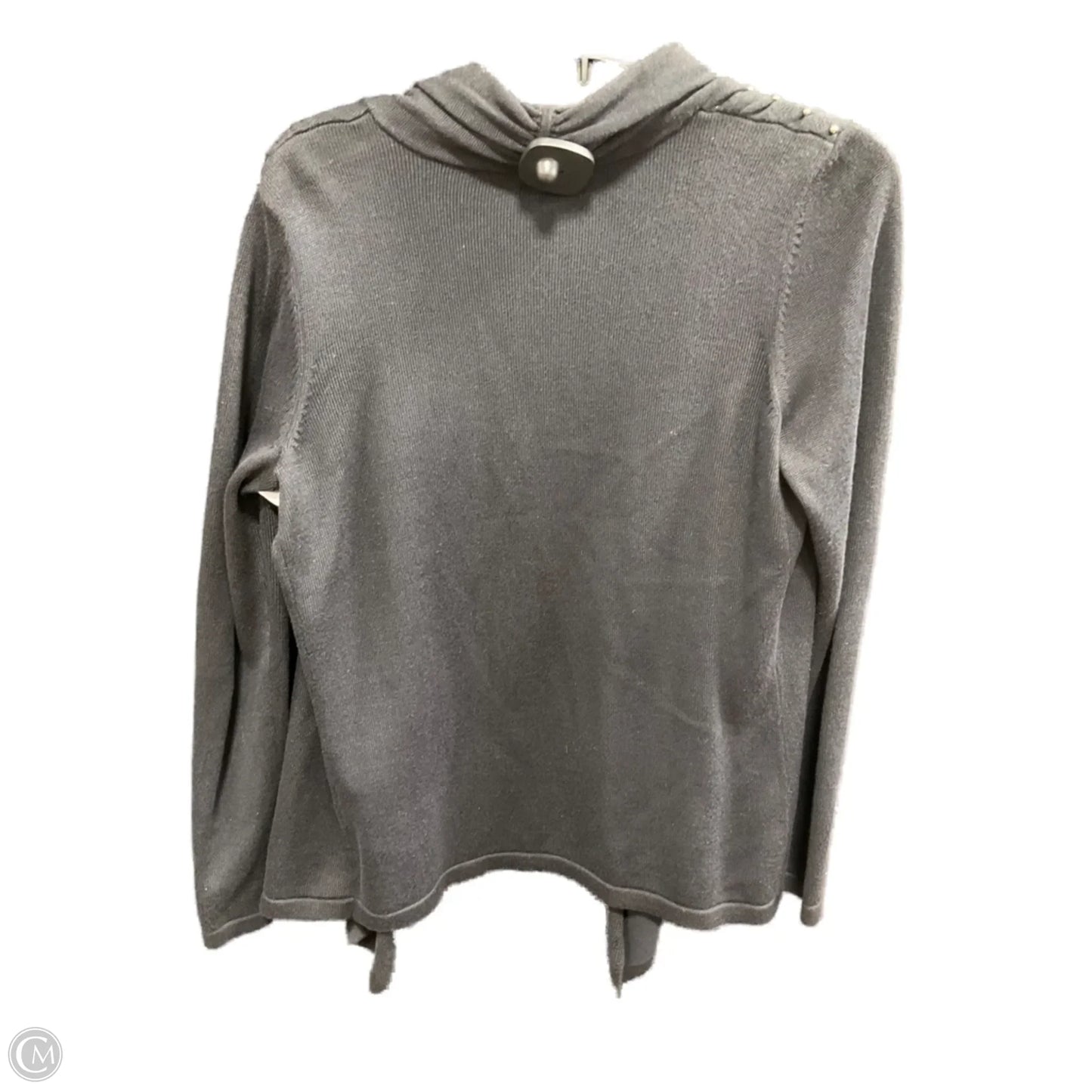 Cardigan By Dana Buchman In Black & Silver, Size: S