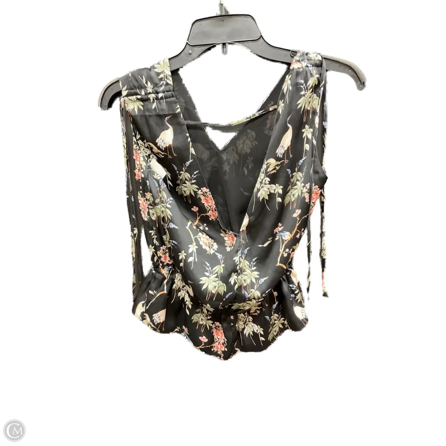 Top Sleeveless By Banana Republic In Floral Print, Size: Xs