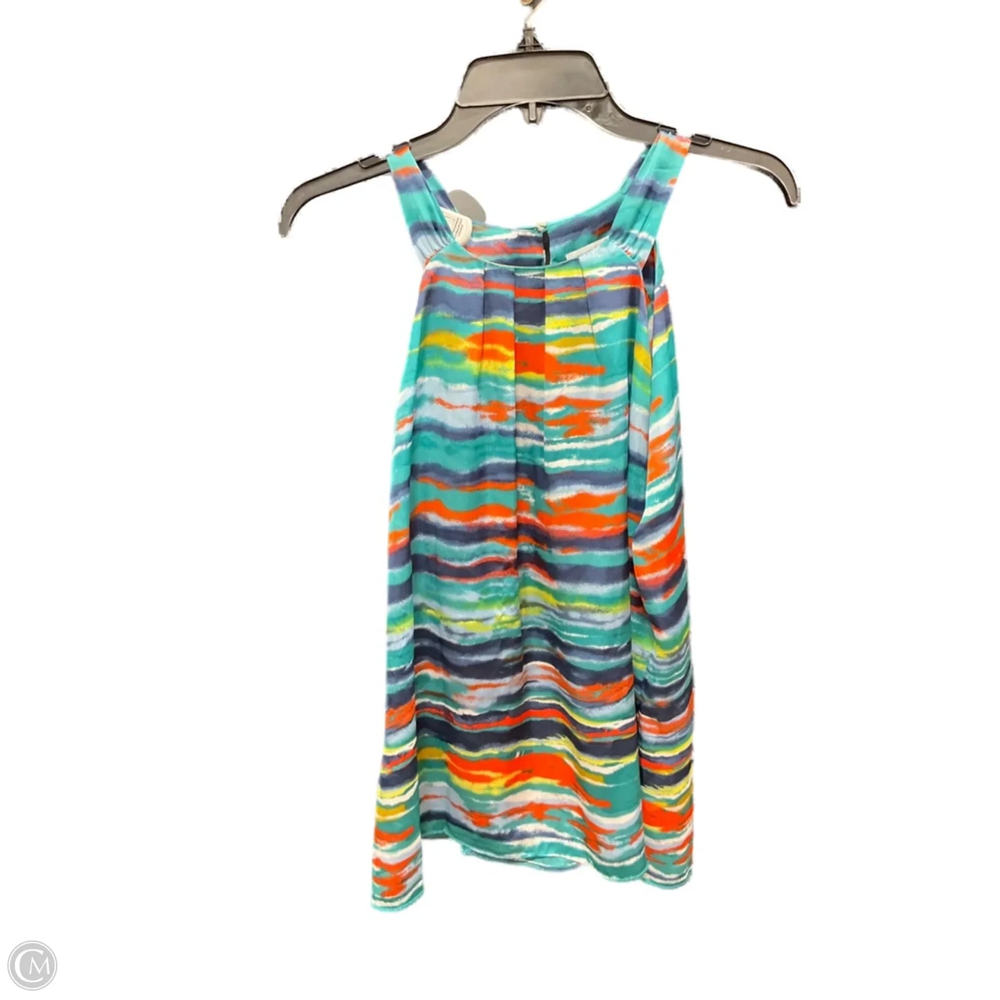 Top Sleeveless By Violet And Claire In Blue & Orange, Size: L