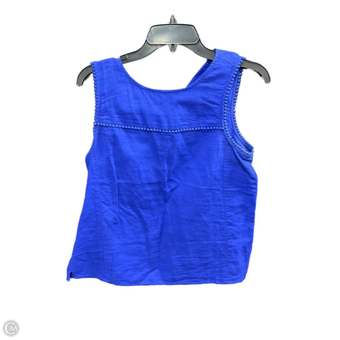Top Sleeveless By J. Crew In Blue, Size: 4