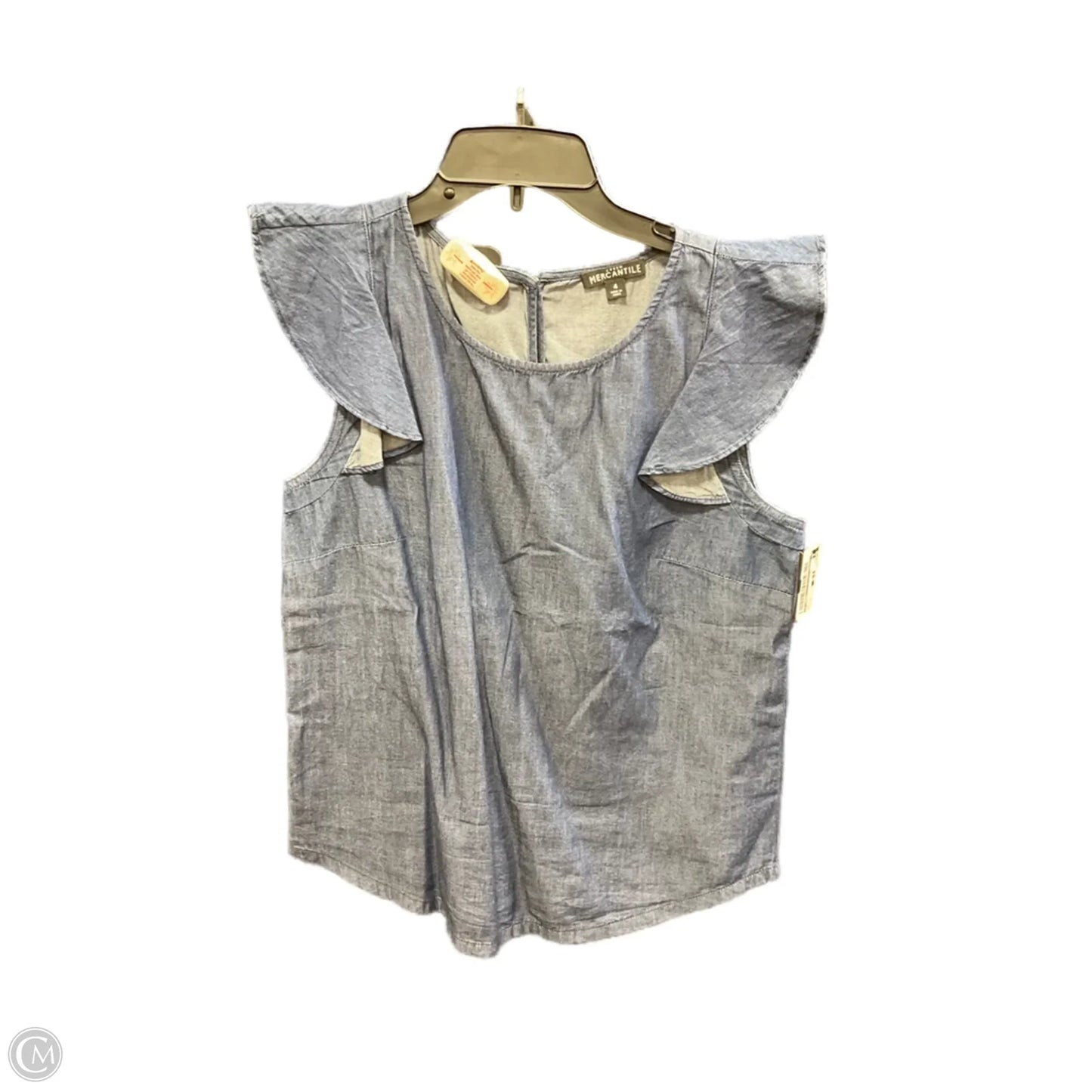 Top Short Sleeve By J. Crew In Blue, Size: 4