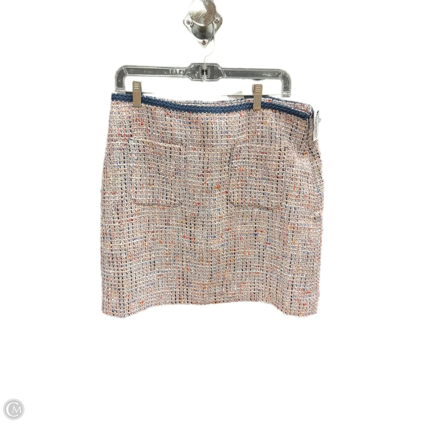 Skirt Midi By Loft In Blue & Orange, Size: 10