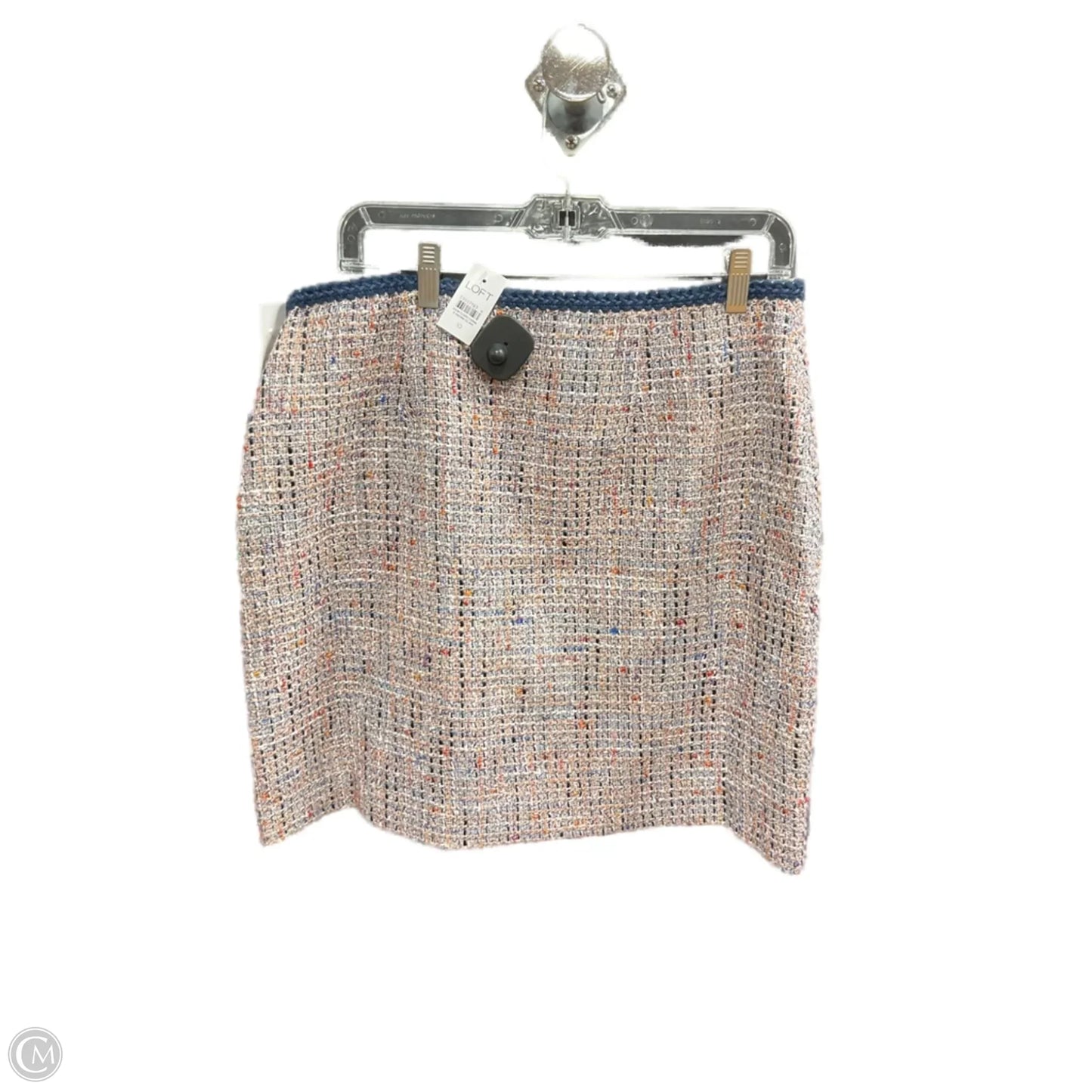 Skirt Midi By Loft In Blue & Orange, Size: 10
