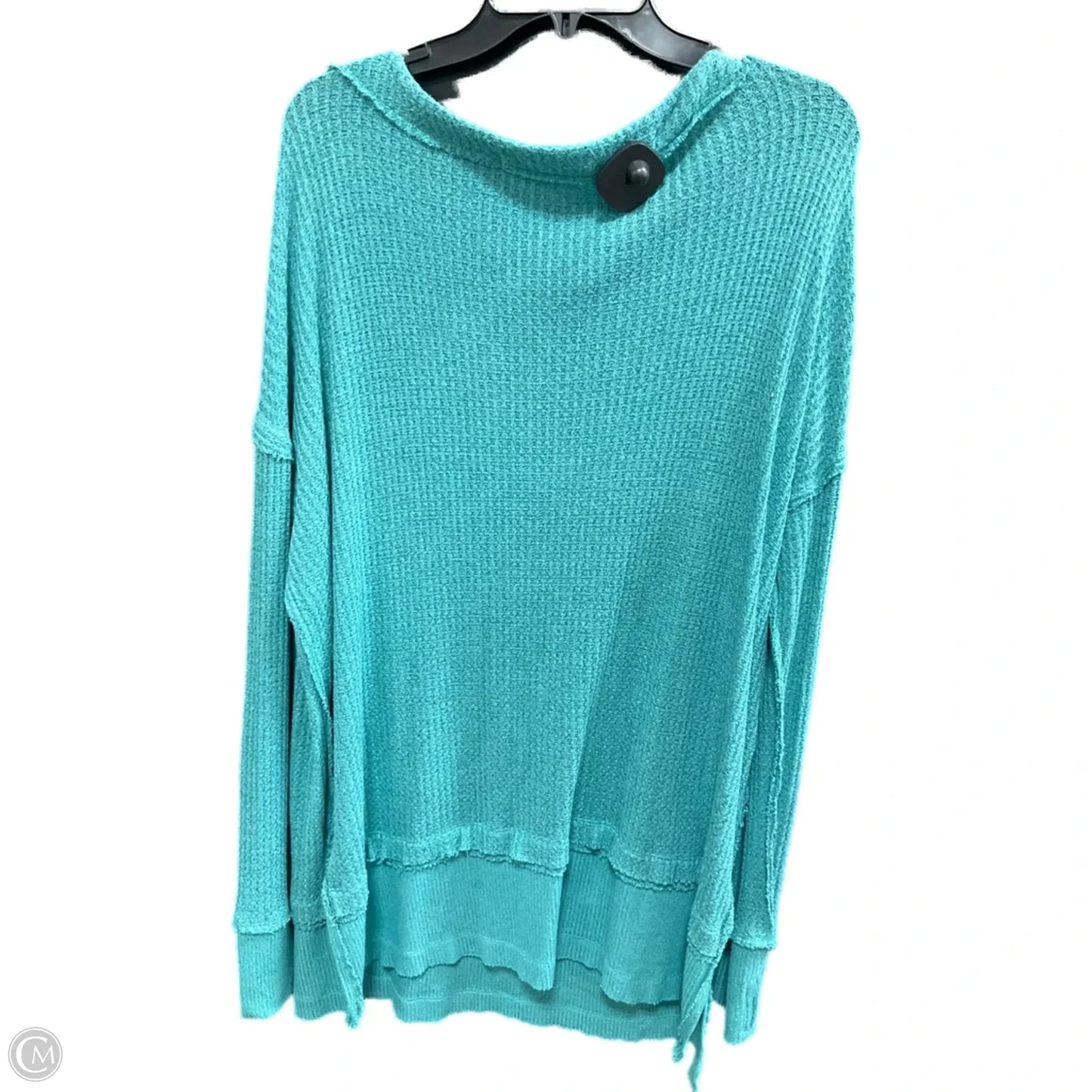 Top Long Sleeve By We The Free In Aqua, Size: L