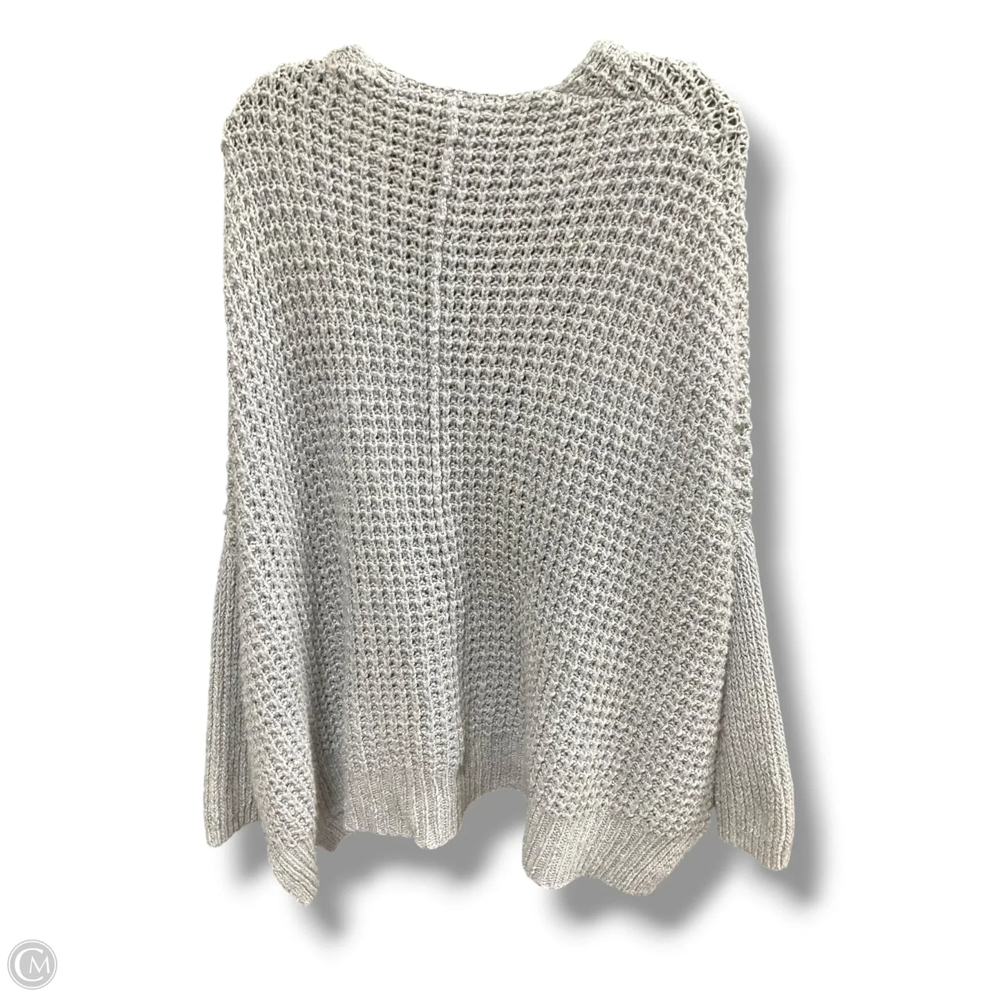 Sweater Cardigan By Free People In Grey, Size: M