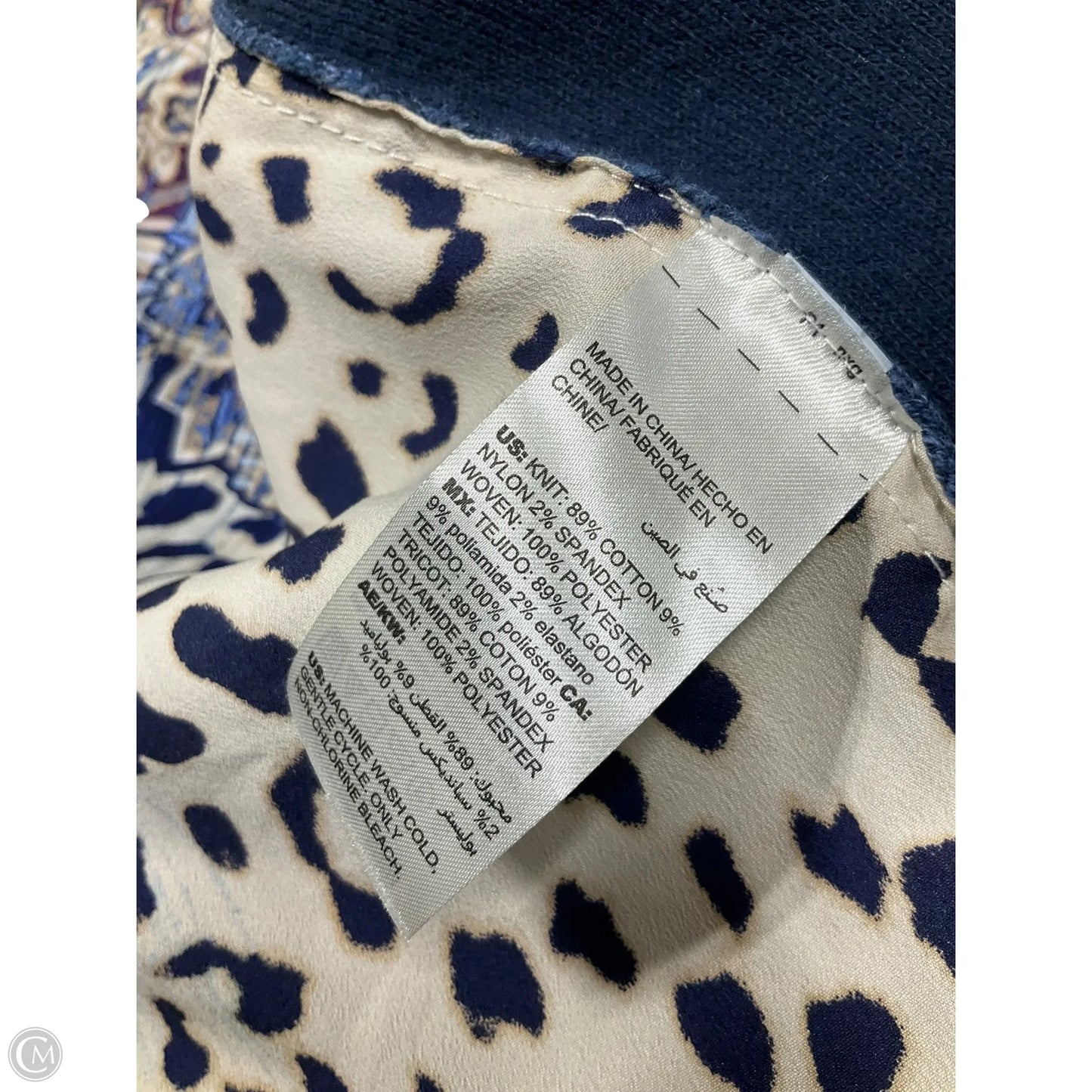 Sweater Cardigan By Chicos In Blue, Size: M