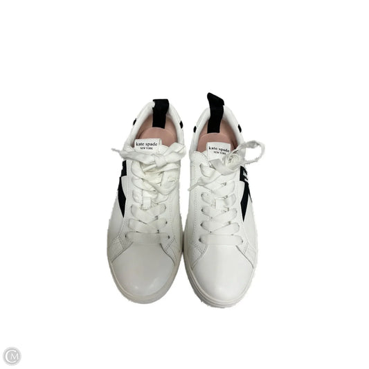 Shoes Designer By Kate Spade In Black & White, Size: 8.5