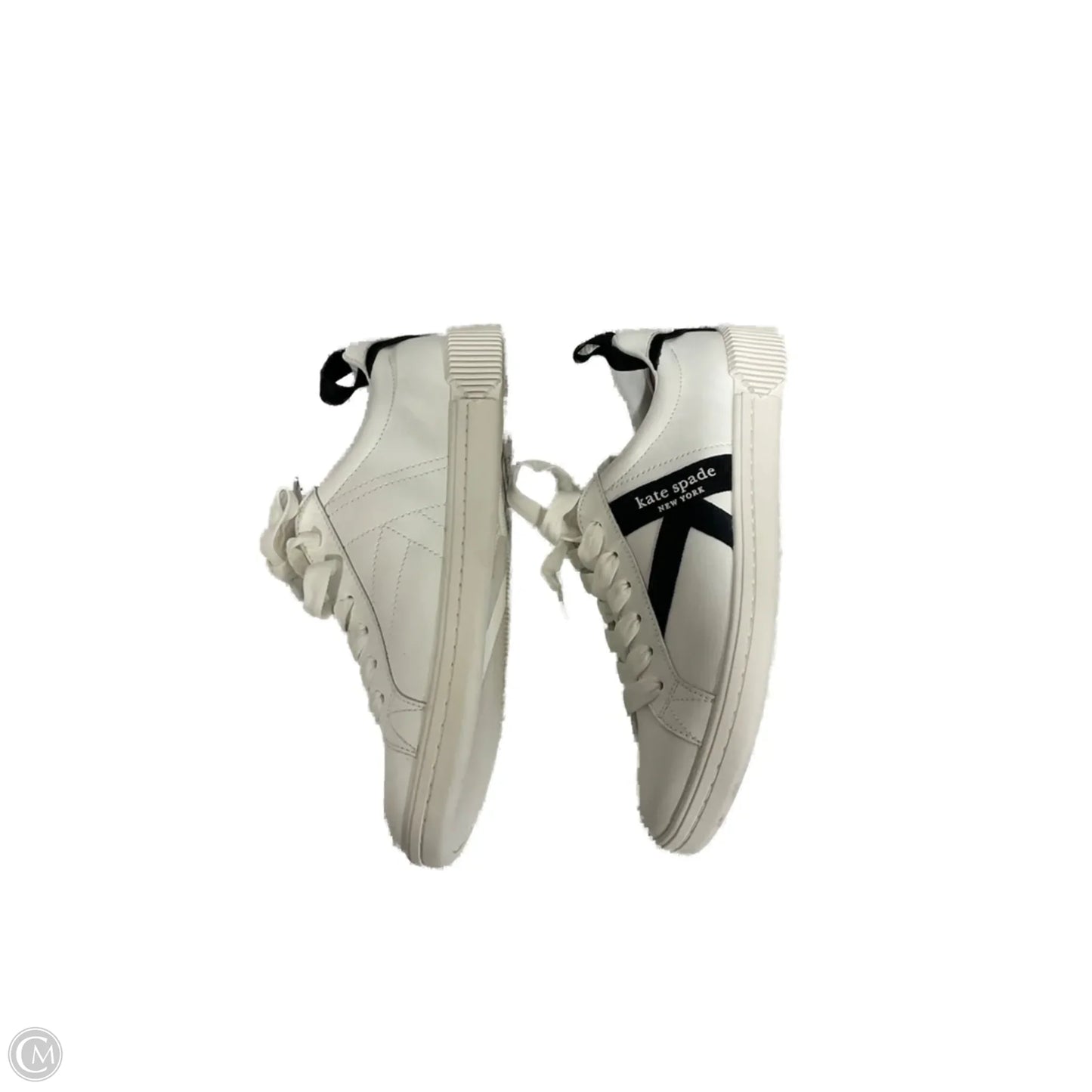 Shoes Designer By Kate Spade In Black & White, Size: 8.5