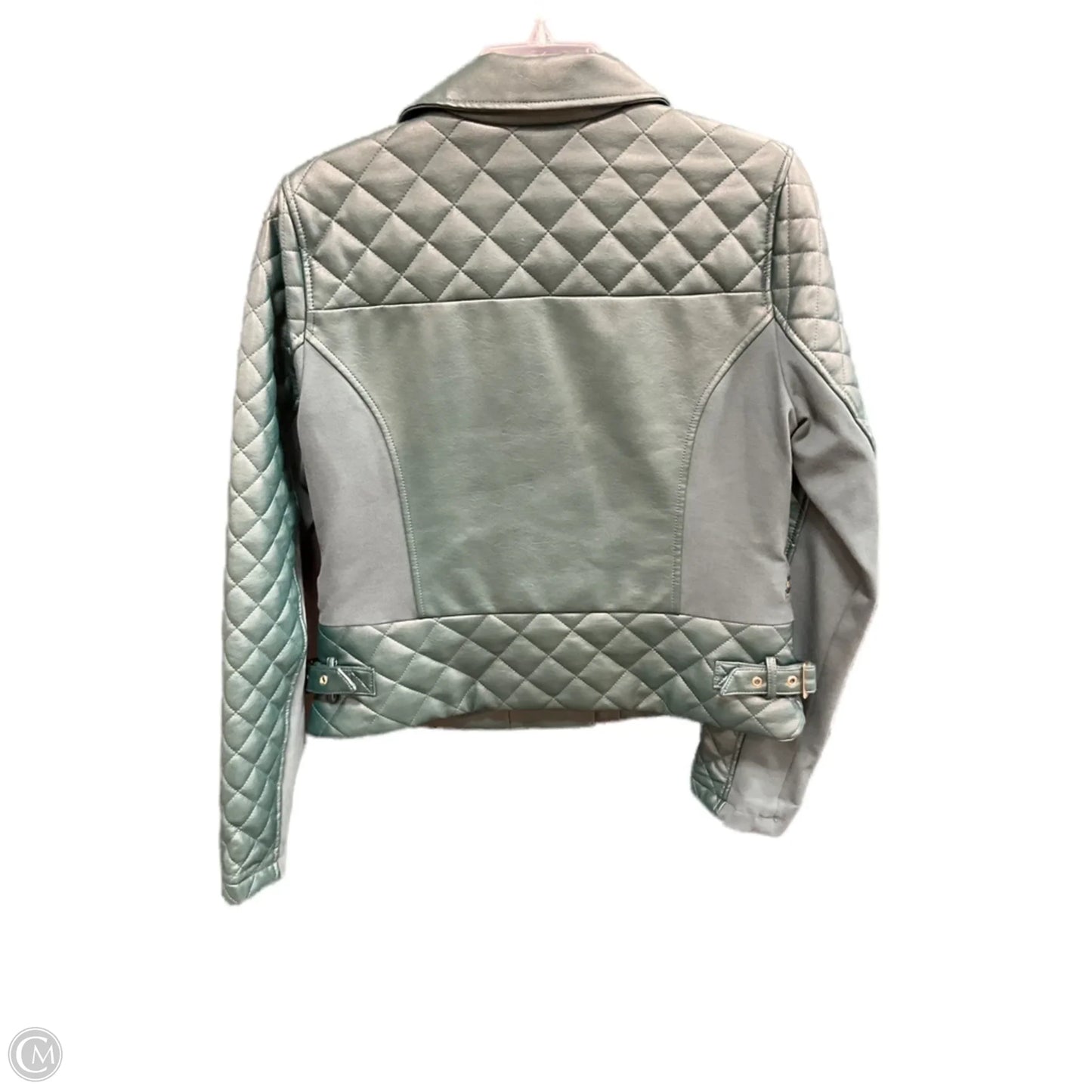 Jacket Moto By New York And Co In Green, Size: M