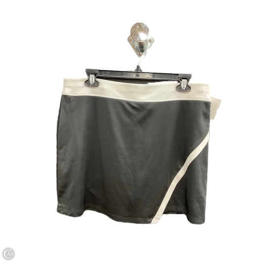 Athletic Skort By Callaway In Black & White, Size: L