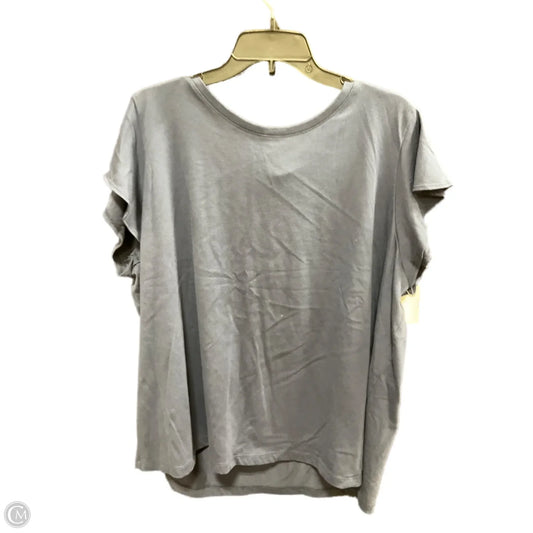 Top Short Sleeve Basic By Market & Spruce In Blue, Size: 2x