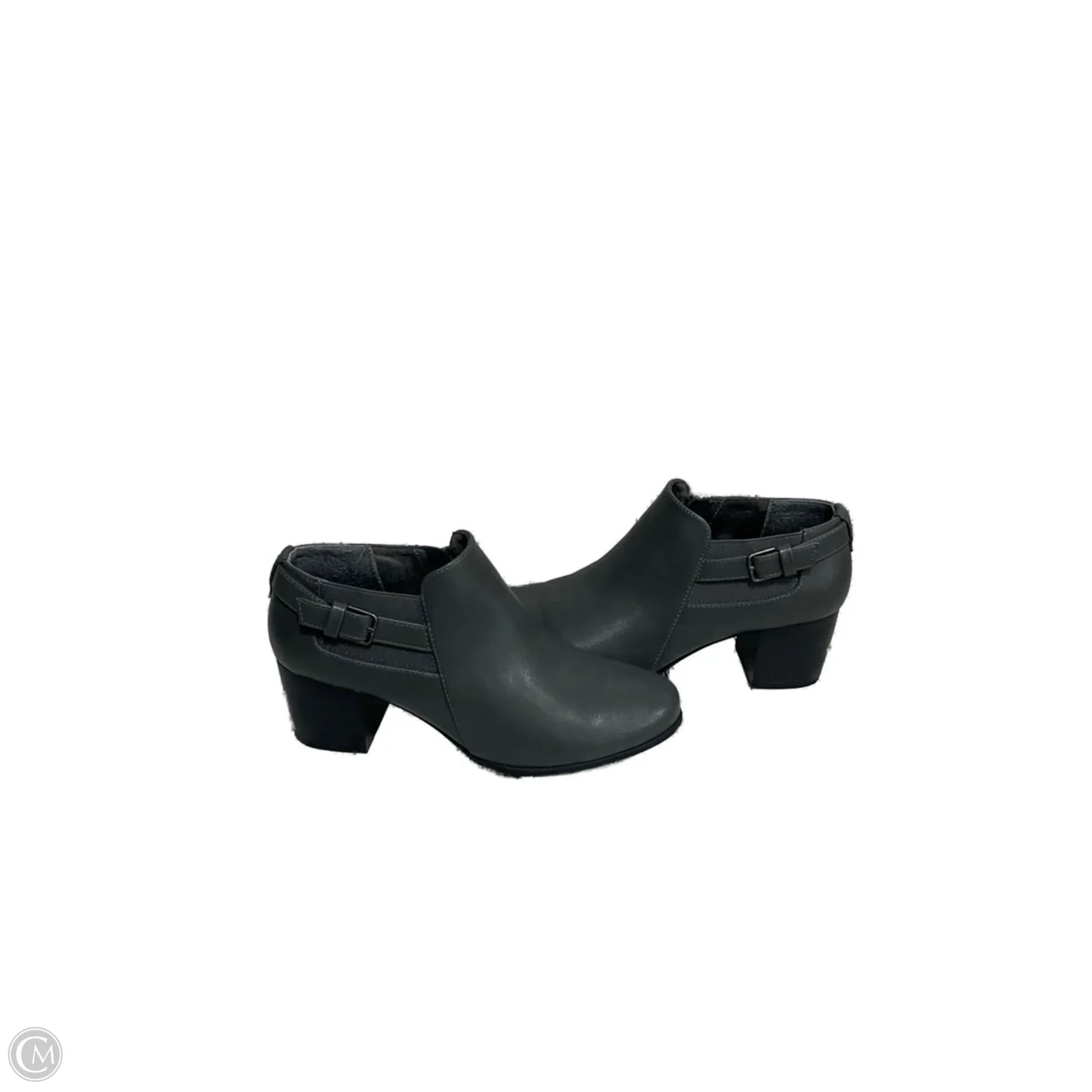 Boots Ankle Heels By Croft And Barrow In Grey, Size: 8