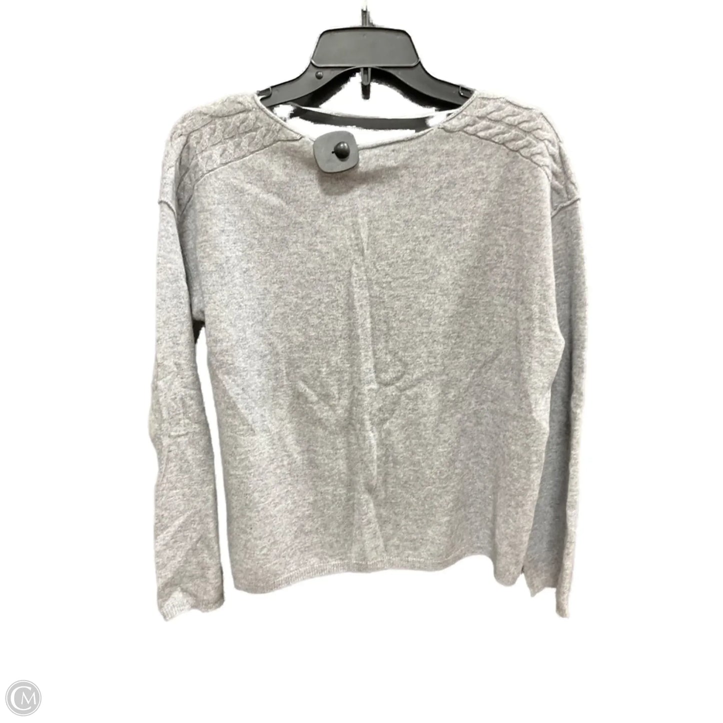 Top Long Sleeve By Nordstrom In Grey, Size: S