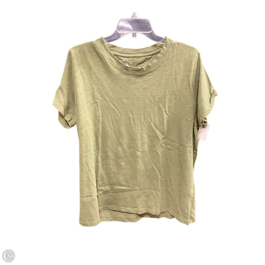 Top Short Sleeve Basic By J. Crew In Green, Size: Xl