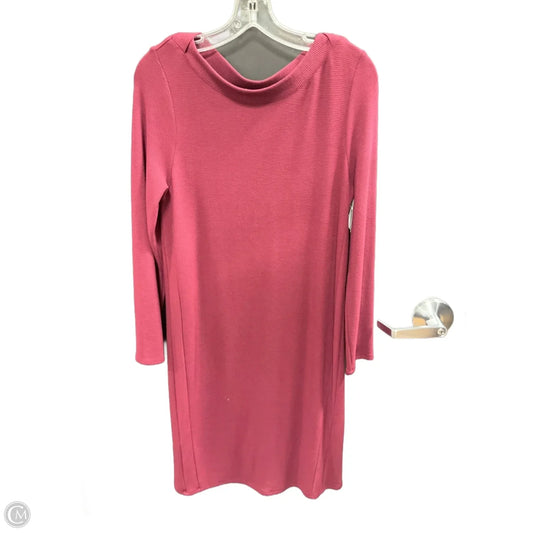 Dress Casual Midi By J. Jill In Red, Size: M