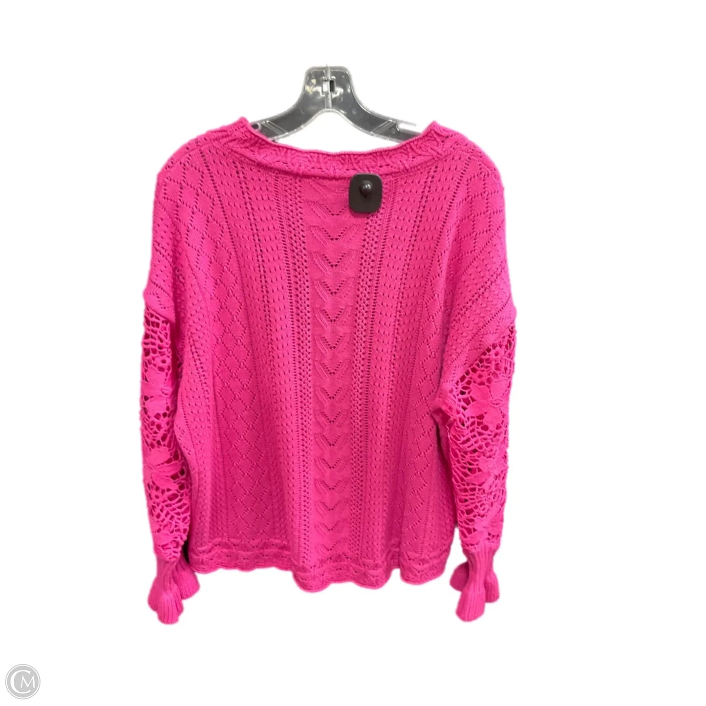 Top Long Sleeve By Cmf In Pink, Size: Xl