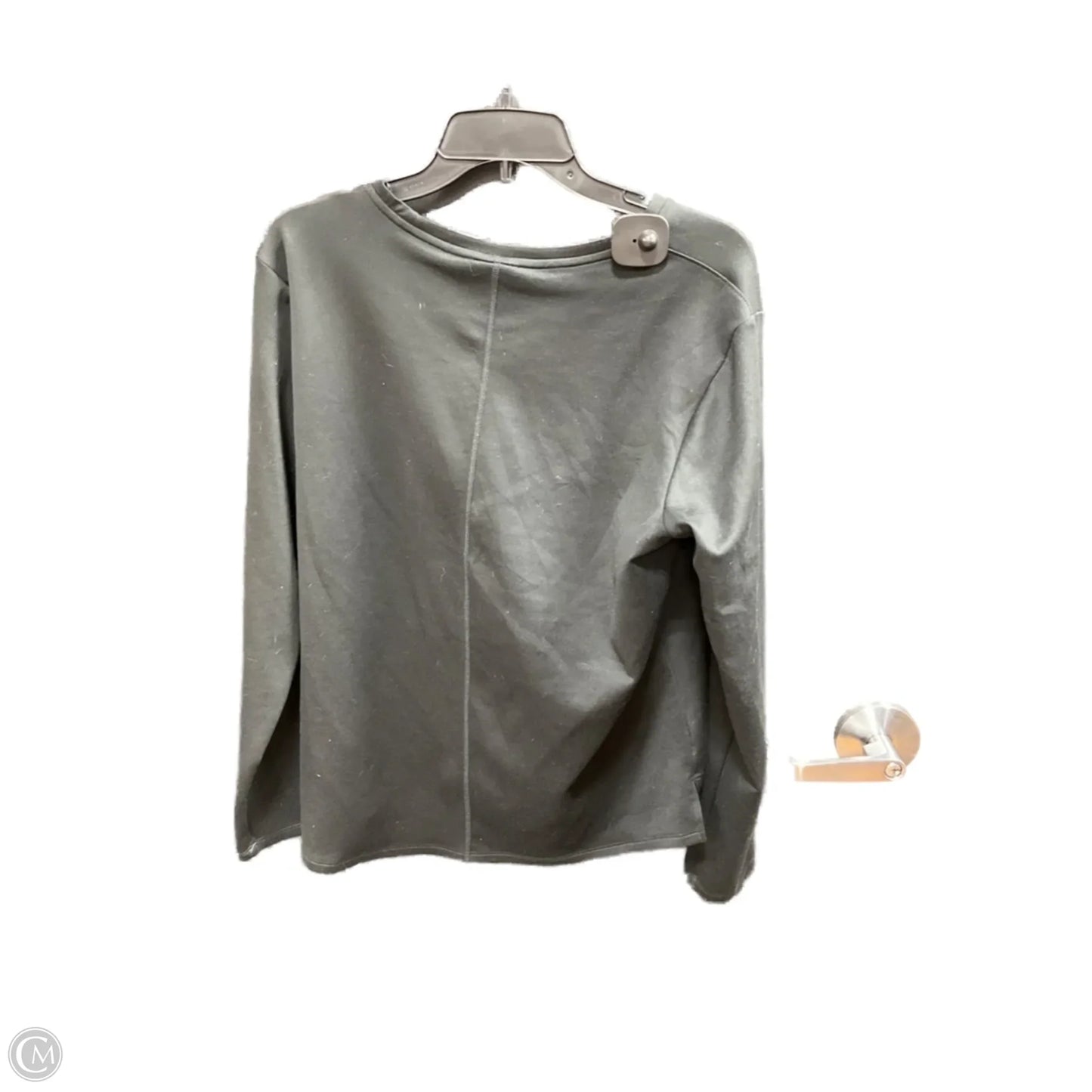 Athletic Top Long Sleeve Crewneck By Nike In Black, Size: Xl