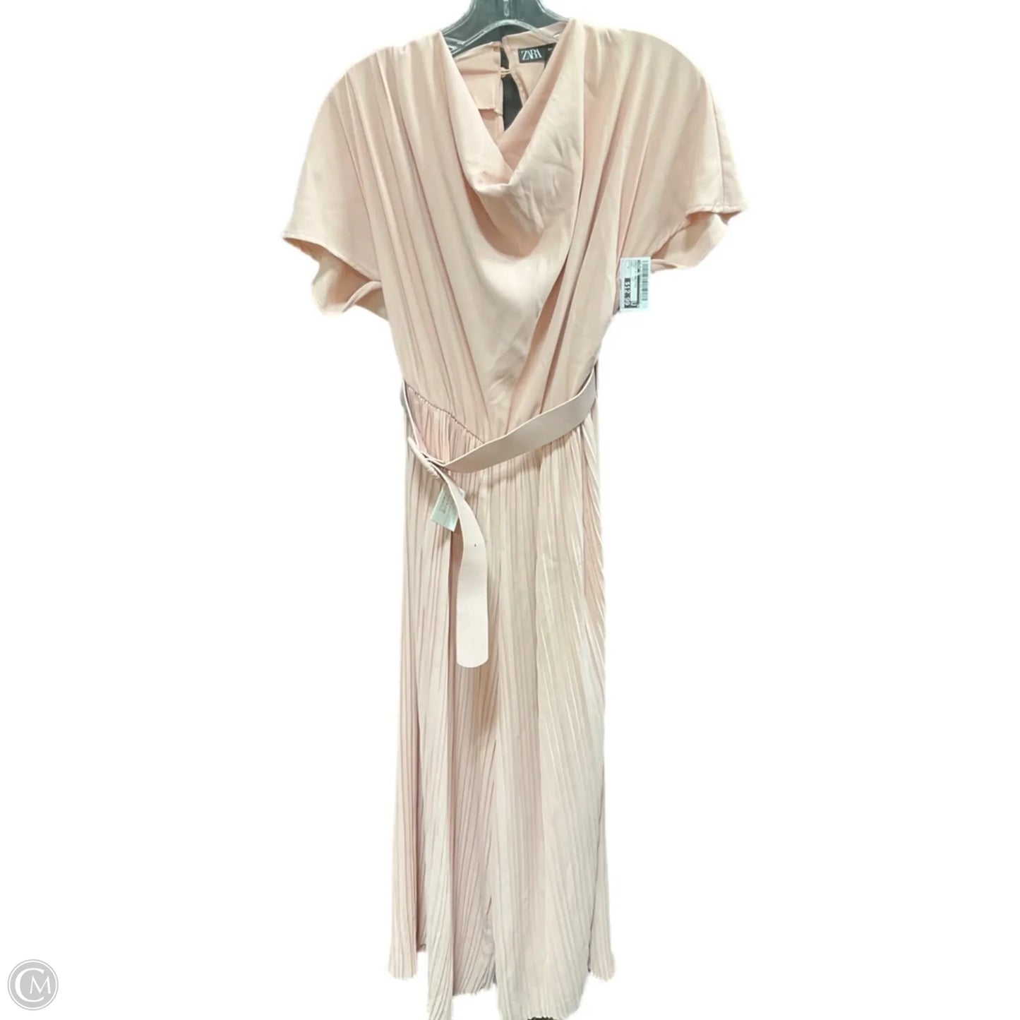Dress Casual Midi By Zara In Pink, Size: S