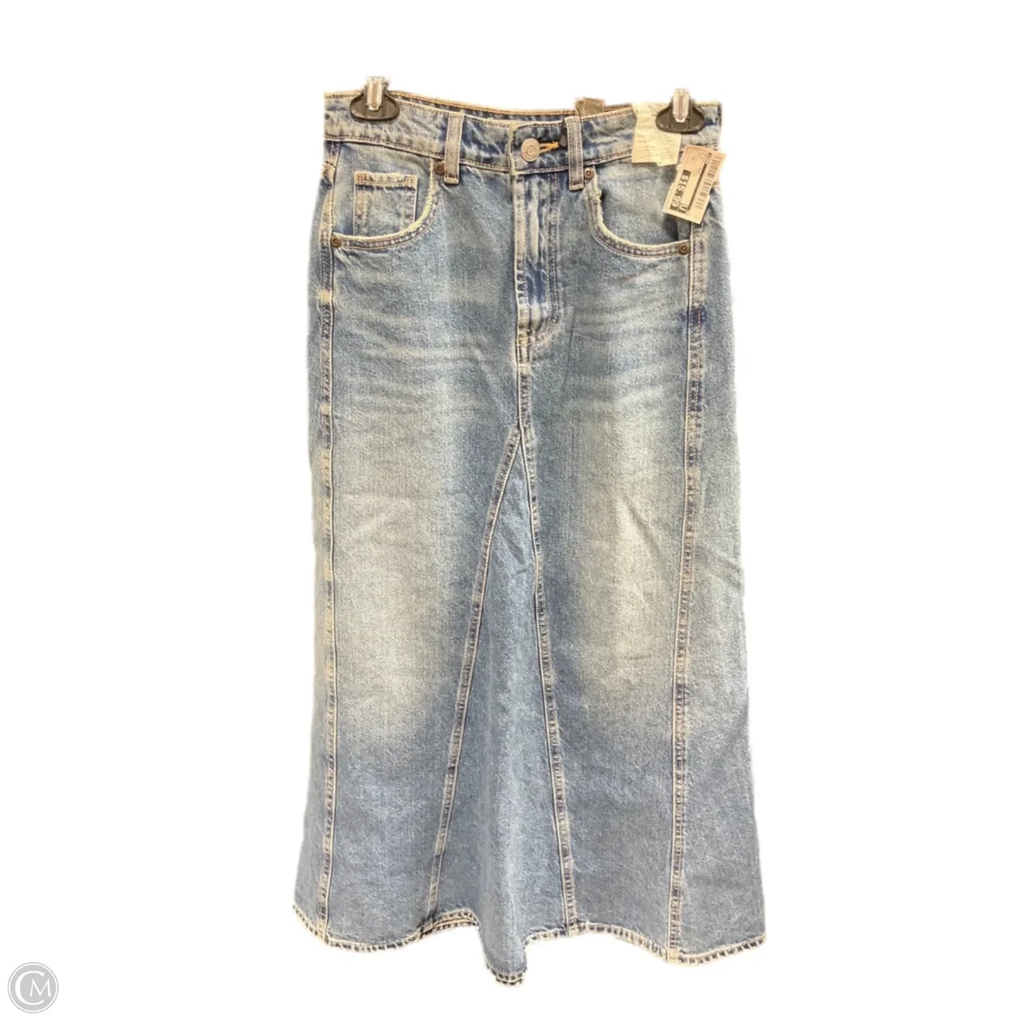 Skirt Maxi By Zara In Blue, Size: Xs