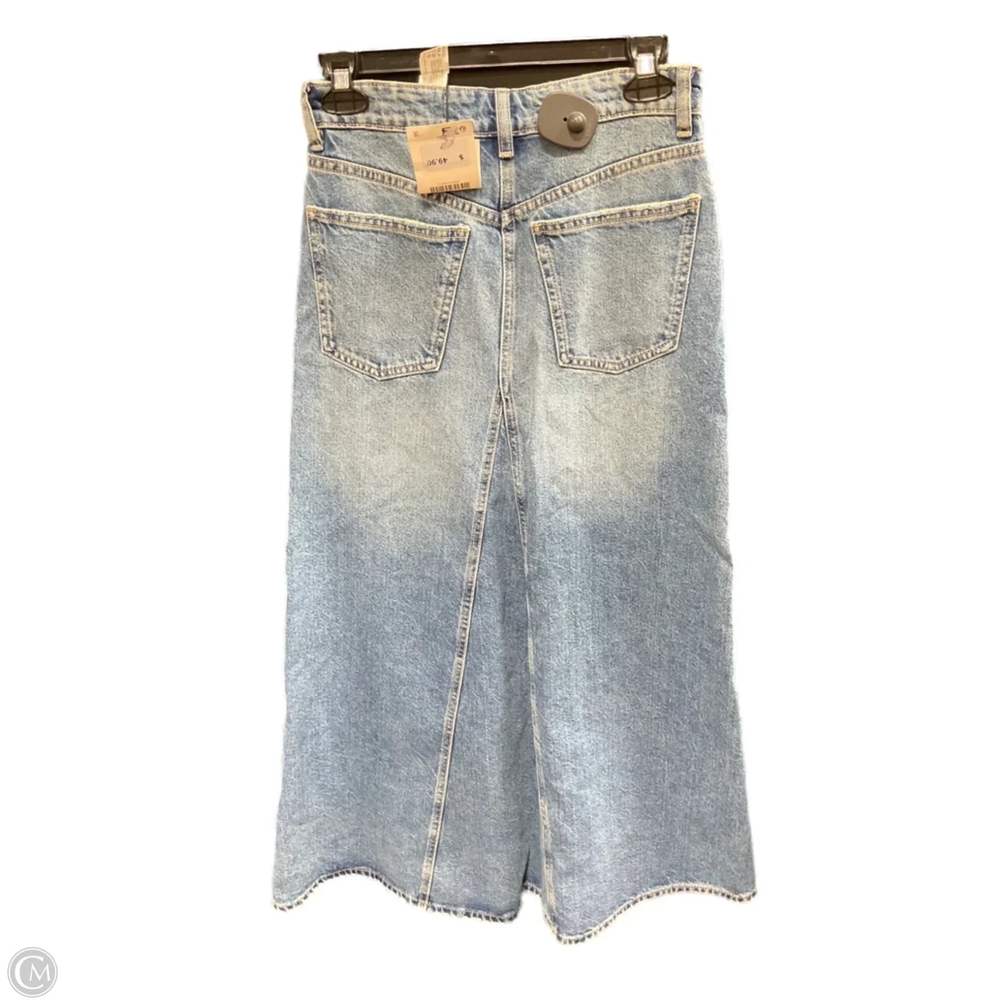 Skirt Maxi By Zara In Blue, Size: Xs