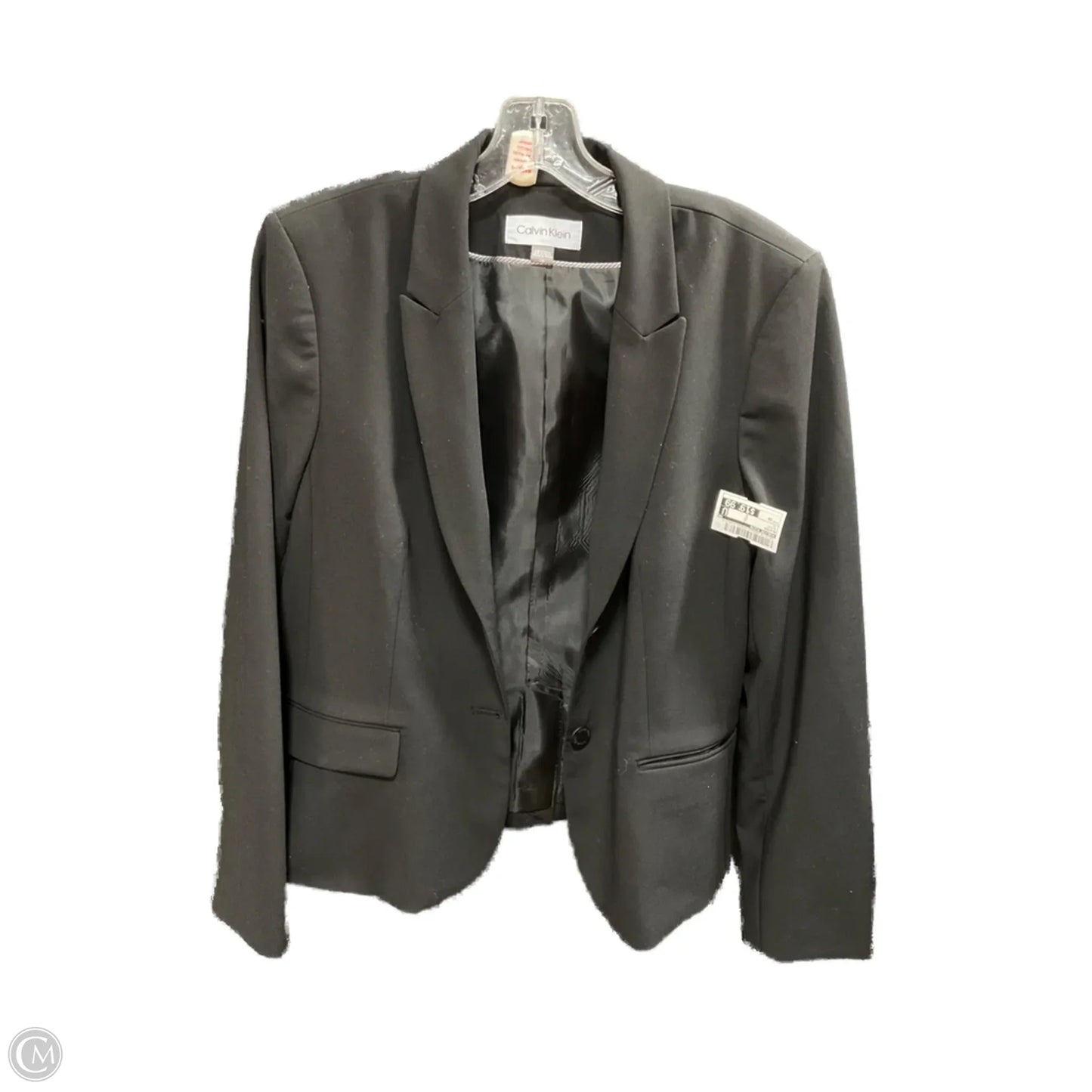 Blazer By Calvin Klein In Black, Size: 16
