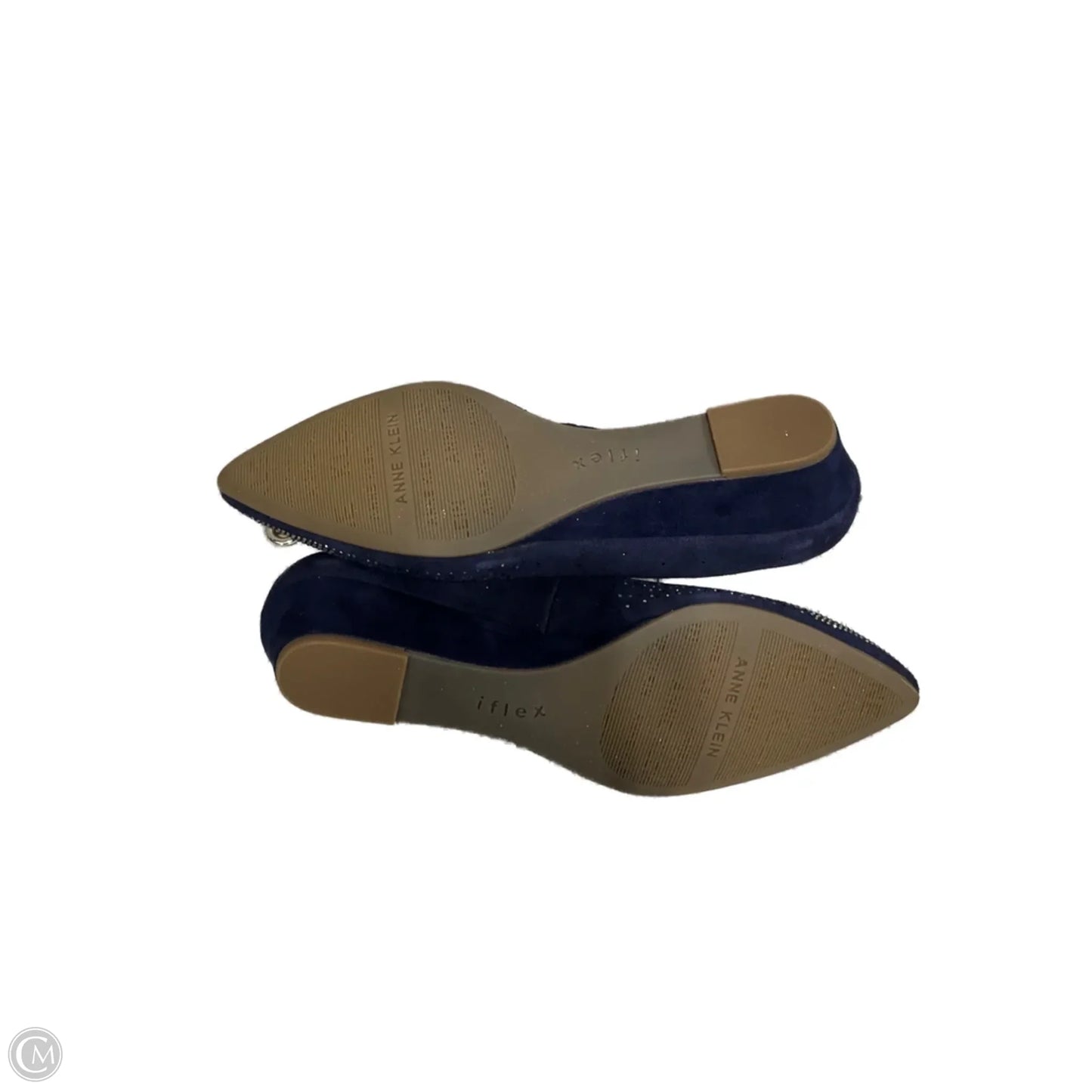 Shoes Heels Wedge By Anne Klein In Blue, Size: 10.5