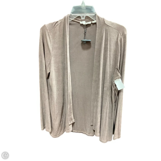 Cardigan By Dana Buchman In Brown, Size: L