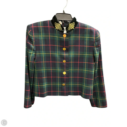 Blazer By Doncaster In Blue & Green, Size: 8