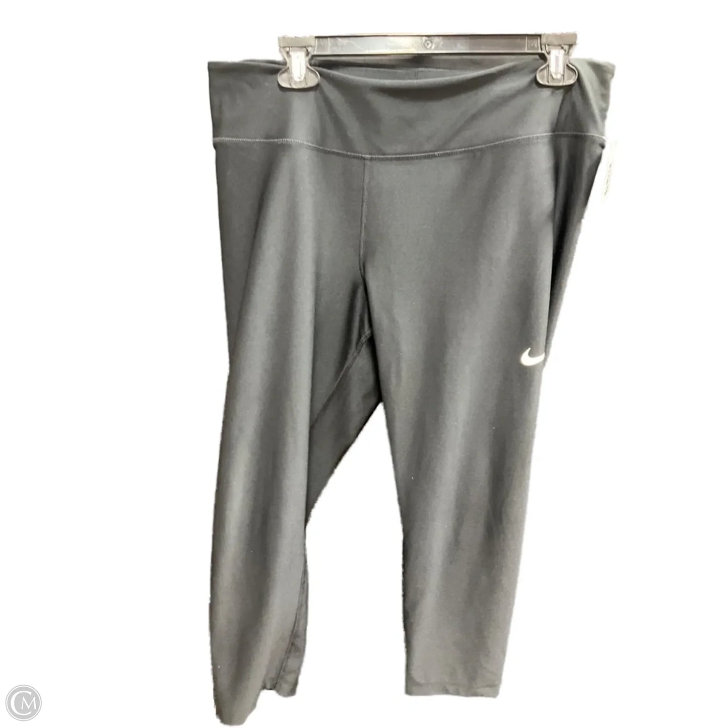 Athletic Leggings By Nike Apparel In Black, Size: Xl