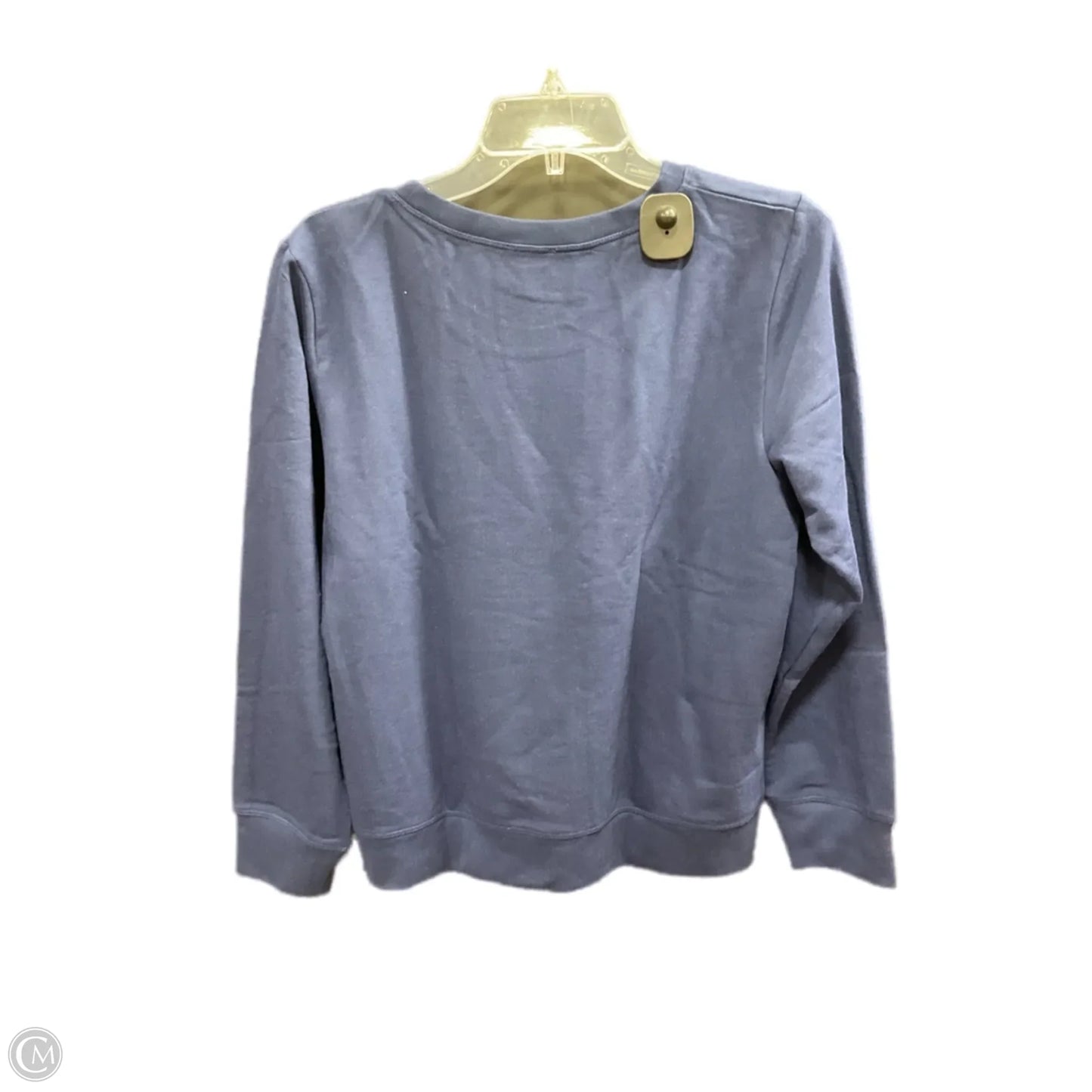 Top Long Sleeve By J. Crew In Blue & Gold, Size: M