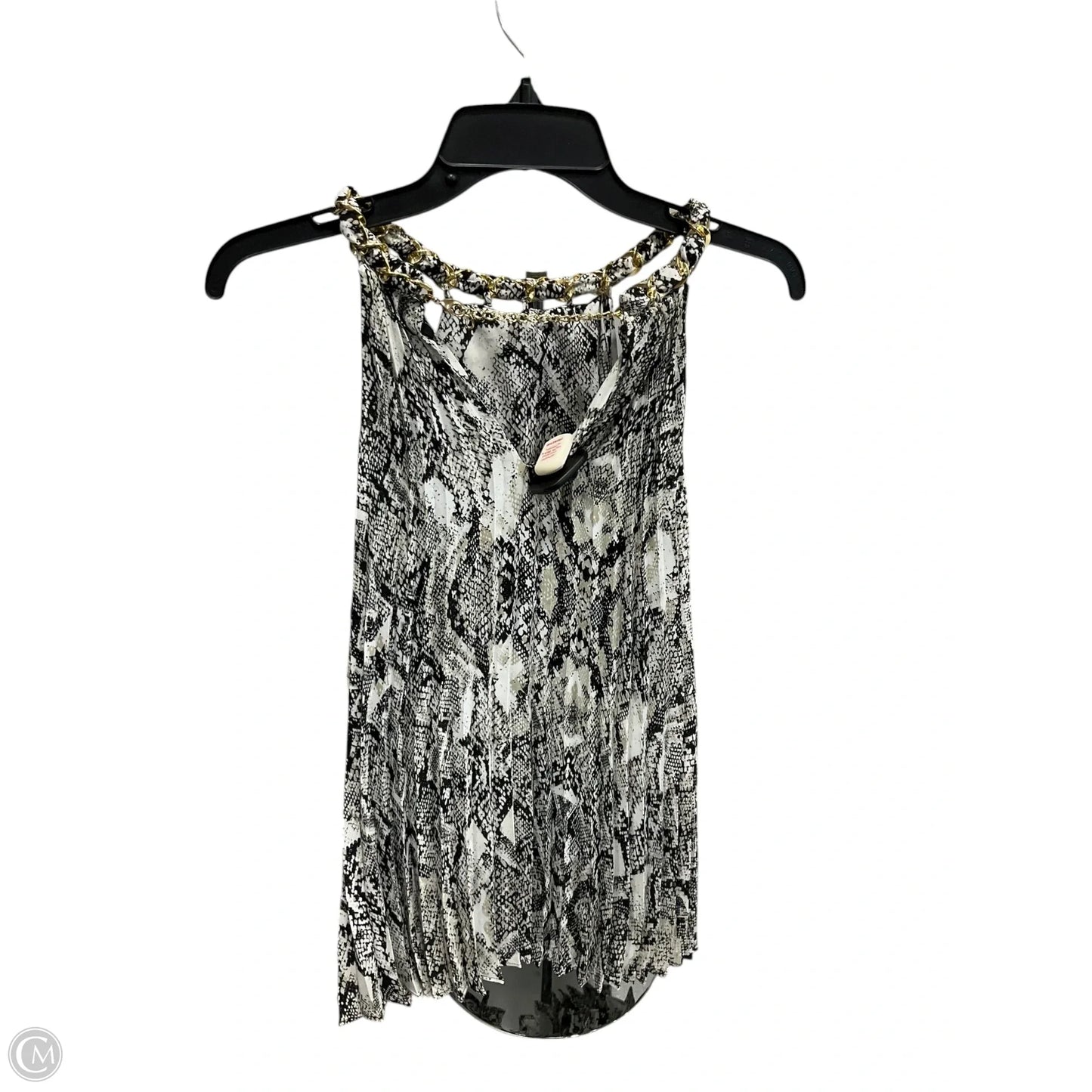 Top Sleeveless By Inc In Snakeskin Print, Size: M