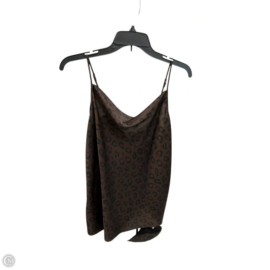Top Cami By Ann Taylor In Black & Brown, Size: L