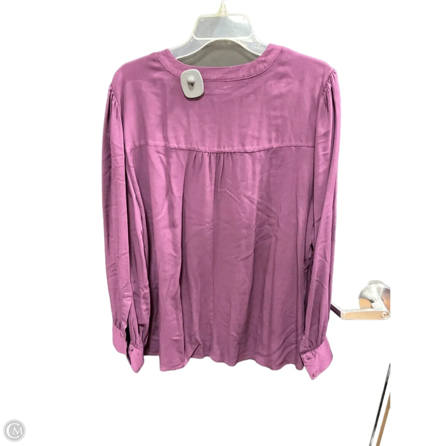 Top Long Sleeve By Lane Bryant In Purple, Size: 20