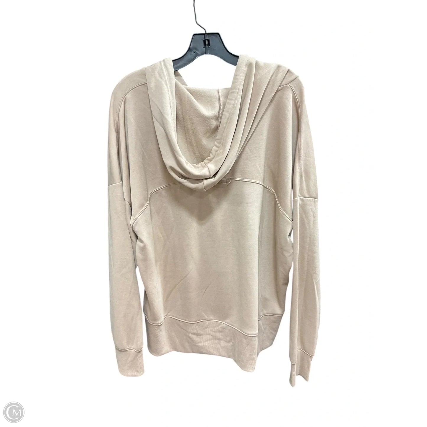 Athletic Sweatshirt Hoodie By Tek Gear In Tan, Size: Xl