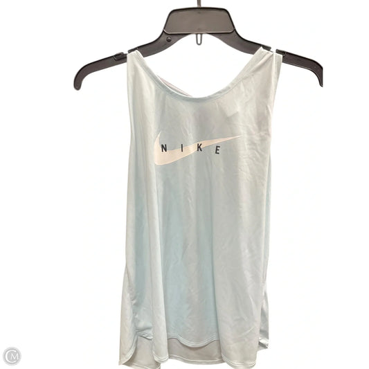 Athletic Tank Top By Nike Apparel In Blue, Size: M