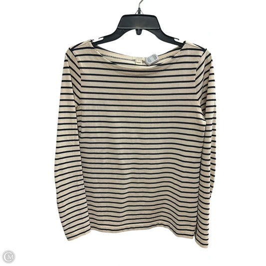 Top Long Sleeve By J. Crew In Striped Pattern, Size: Xs