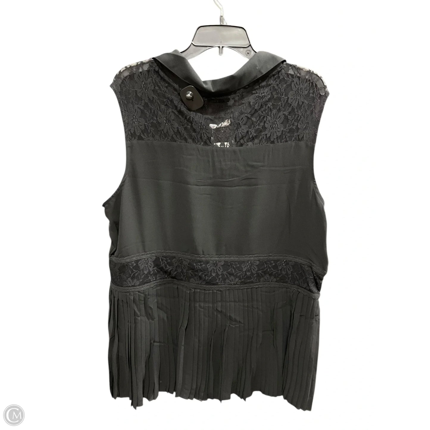 Top Sleeveless By City Chic In Black, Size: L