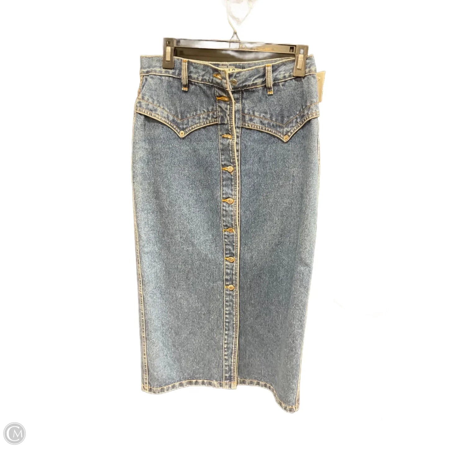 Skirt Midi By Clothes Mentor In Blue, Size: 14