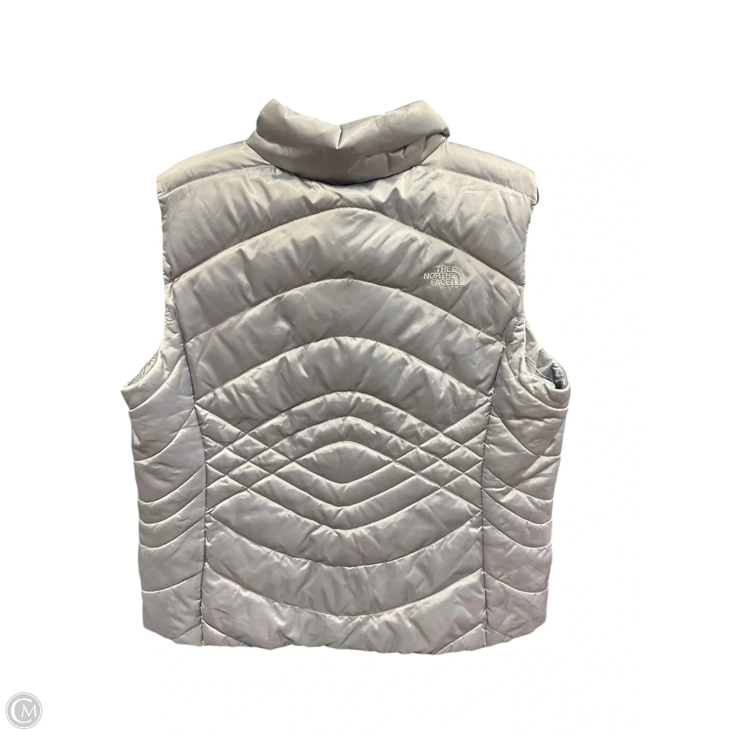 Vest Puffer & Quilted By The North Face In Grey, Size: Xl