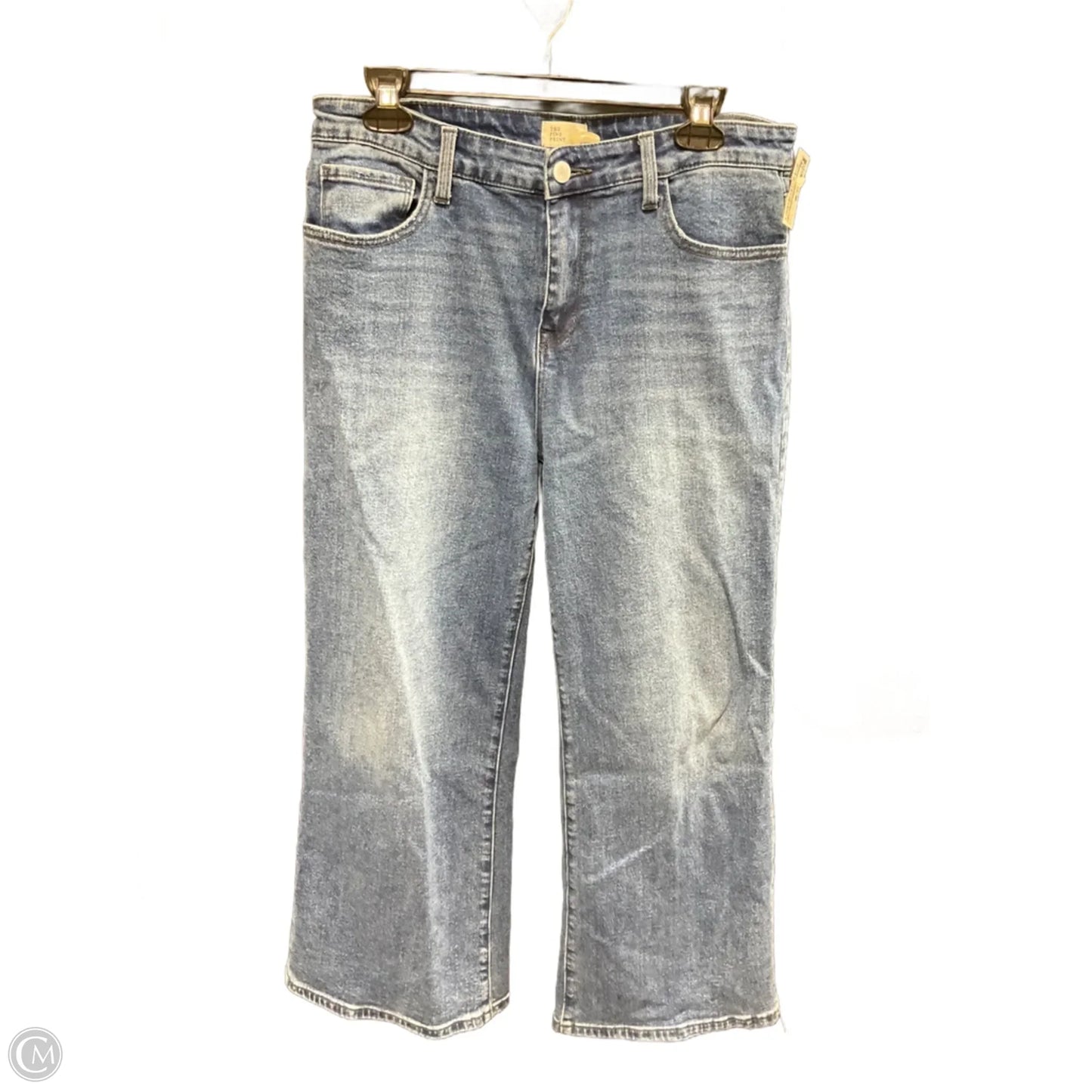 Jeans Wide Leg By Cmb In Blue, Size: 8