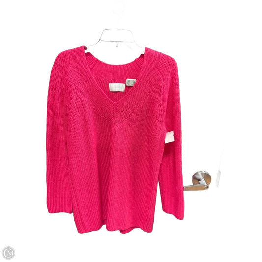 Sweater By Lucky Brand In Pink, Size: S