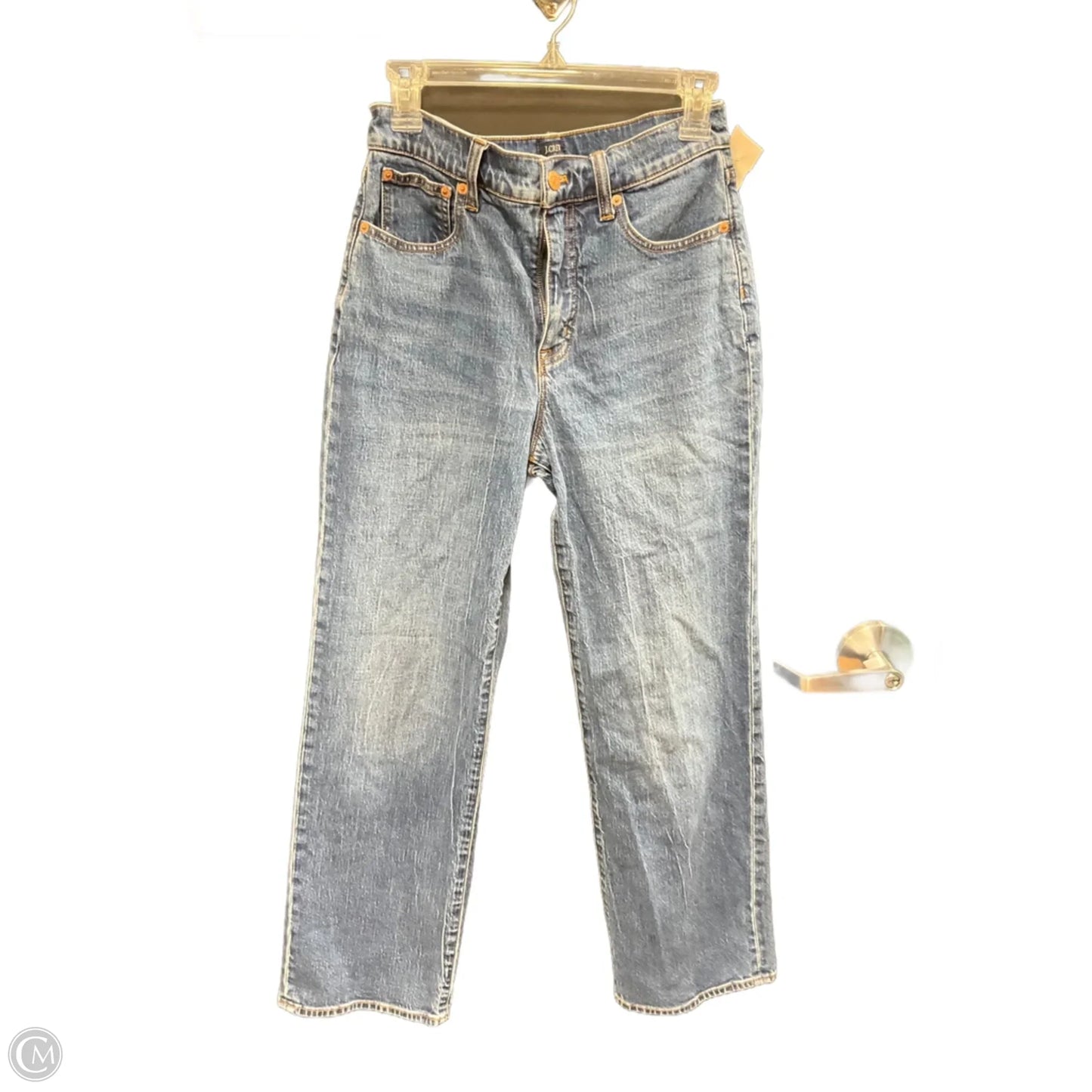 Jeans Wide Leg By J. Crew In Blue, Size: 4
