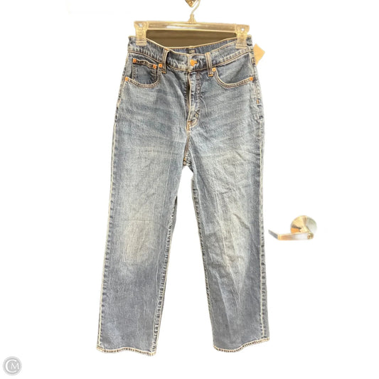 Jeans Wide Leg By J. Crew In Blue, Size: 4
